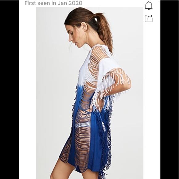 COPY - PILYQ Monique cover up in island blue - Picture 4 of 6